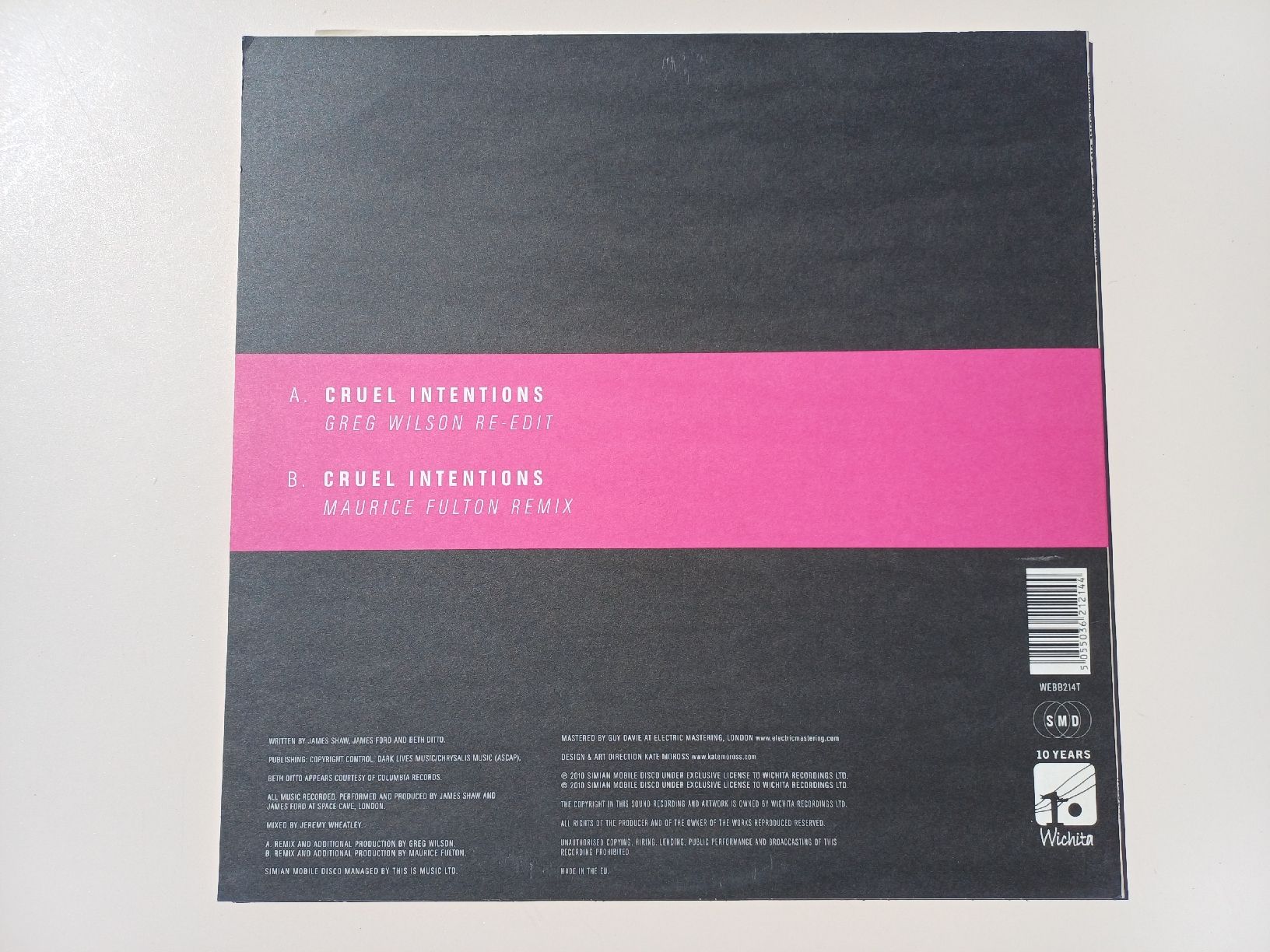 Schallplatten: Simian Mobile Disco "Cruel intentions" Vinyle EP 12" – Gebraucht aus Begnins von Drastic-Sound 1