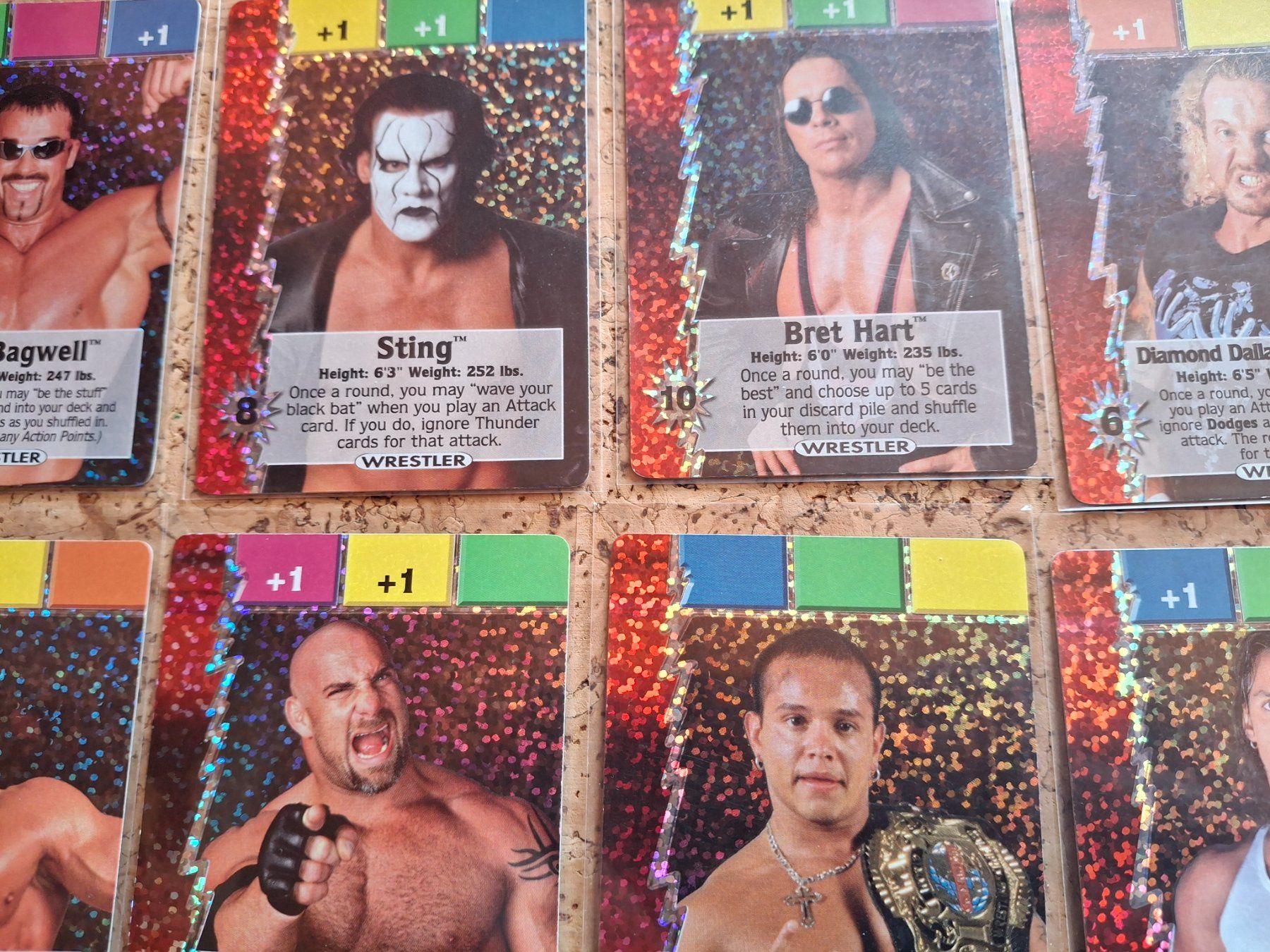 WCW Nitro 14/14 Foil cards Rey Mysterio Goldberg Sting WWE (Gebraucht ...