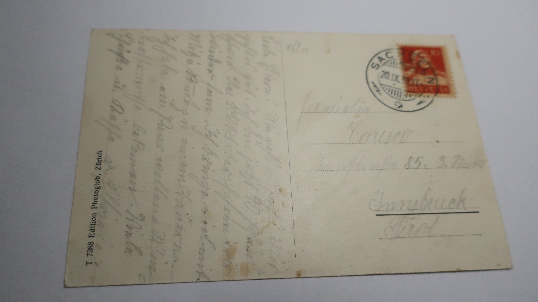 Cartes postales: Sachseln 1919 – D'occasion à Cormoret par Pascalll2001 2