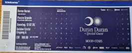 Duran Duran Moon+Stars Locarno 12.07.2026 GOLDEN CIRCLE!!