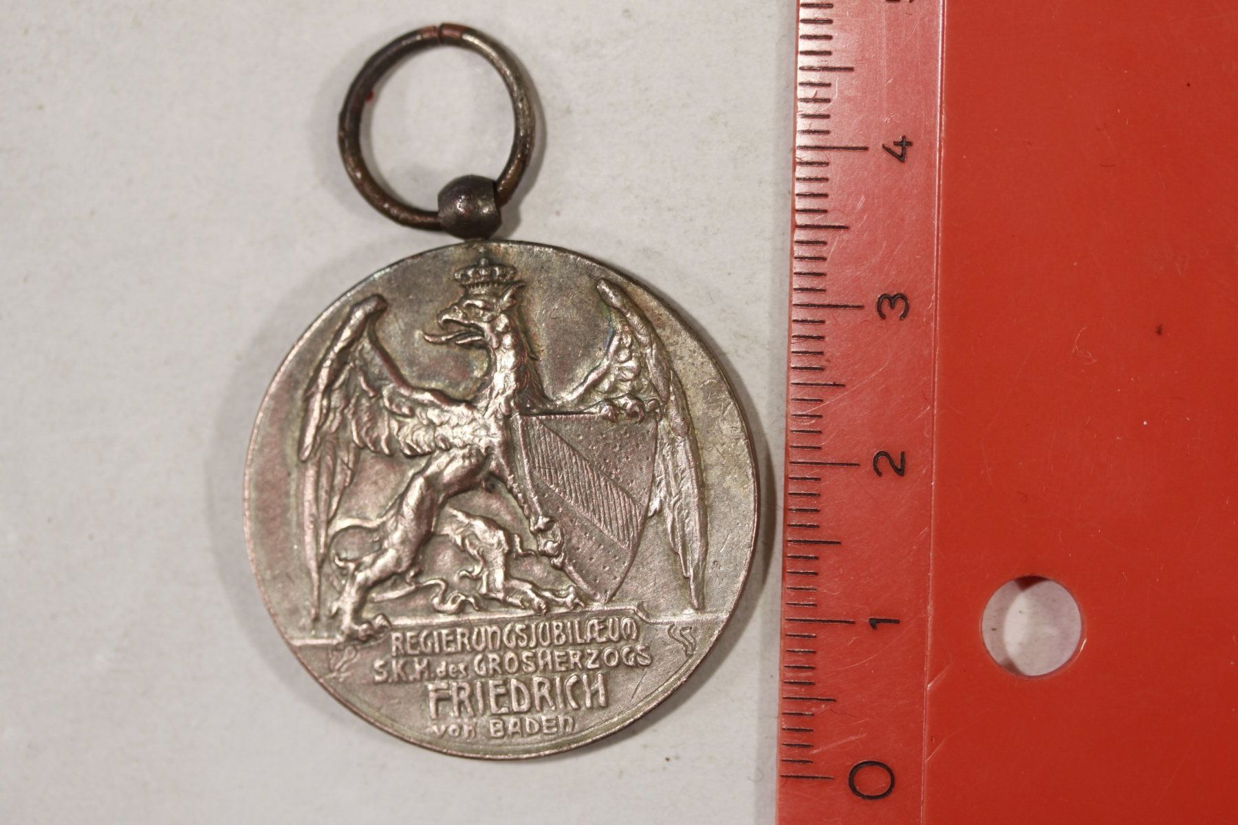 Medaillen: Medaille Duché de BADES  1902 – Gebraucht aus La plaine von 7A6T2ME 1