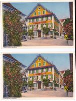 3x Hotel Gasthof z. Engel Hitzkirch LU, 3 Farb-AK ungelaufen