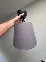 3x abat jour taupe SKOTTORP avec suspension