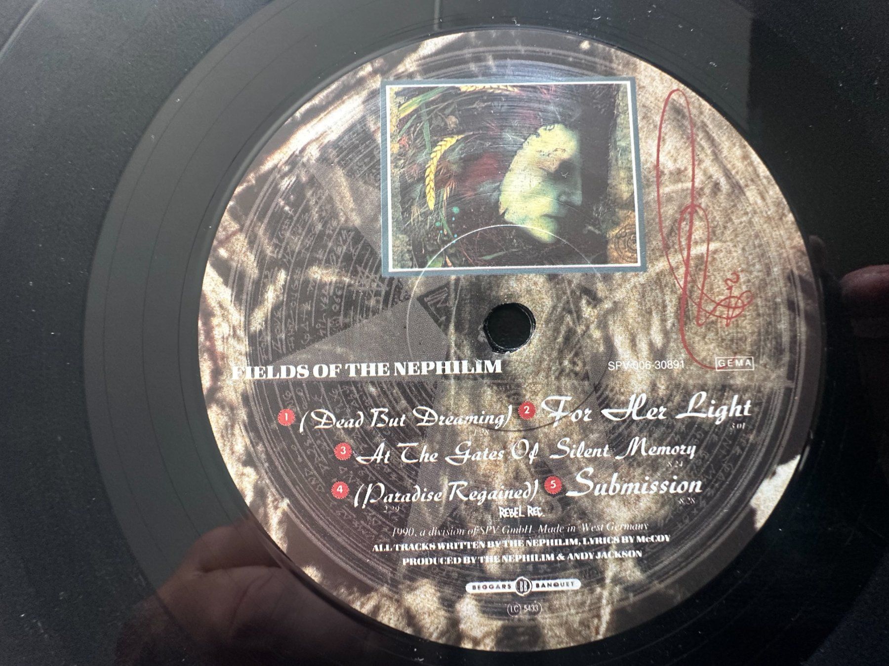 Schallplatten: FIELDS OF THE NEPHILIM LP ELIZIUM – Gebraucht aus Sion von jaipur1401 4