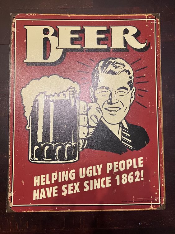 SIGNCHAT Castlemaine XXXX Bier Blechschild – 20x30,5 Cm, Vintage Design, Für Innen & Außen