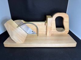 Nerthus Fleischhobel aus Holz - Top Zustand