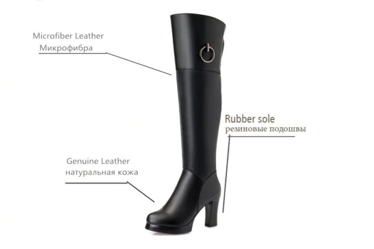 Scarpe da donna: high boots genuine leather women – Nuovo e nell'imballaggio originale da Genève venduto da AGBERG 5