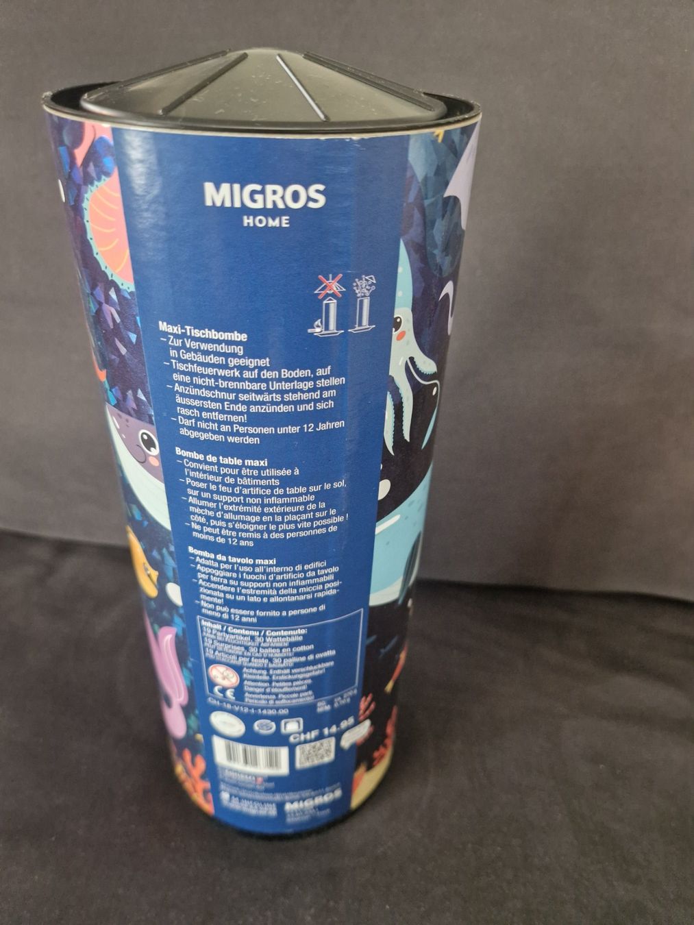 Migros Tutte le decorazioni: Bombe de table maxi pour la fête - Tischbombe – Nuovo e nell'imballaggio originale da Villars-sur-Glâne venduto da Agnie80 1