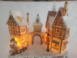 Decratin de Noël- Village lumineux décoratif