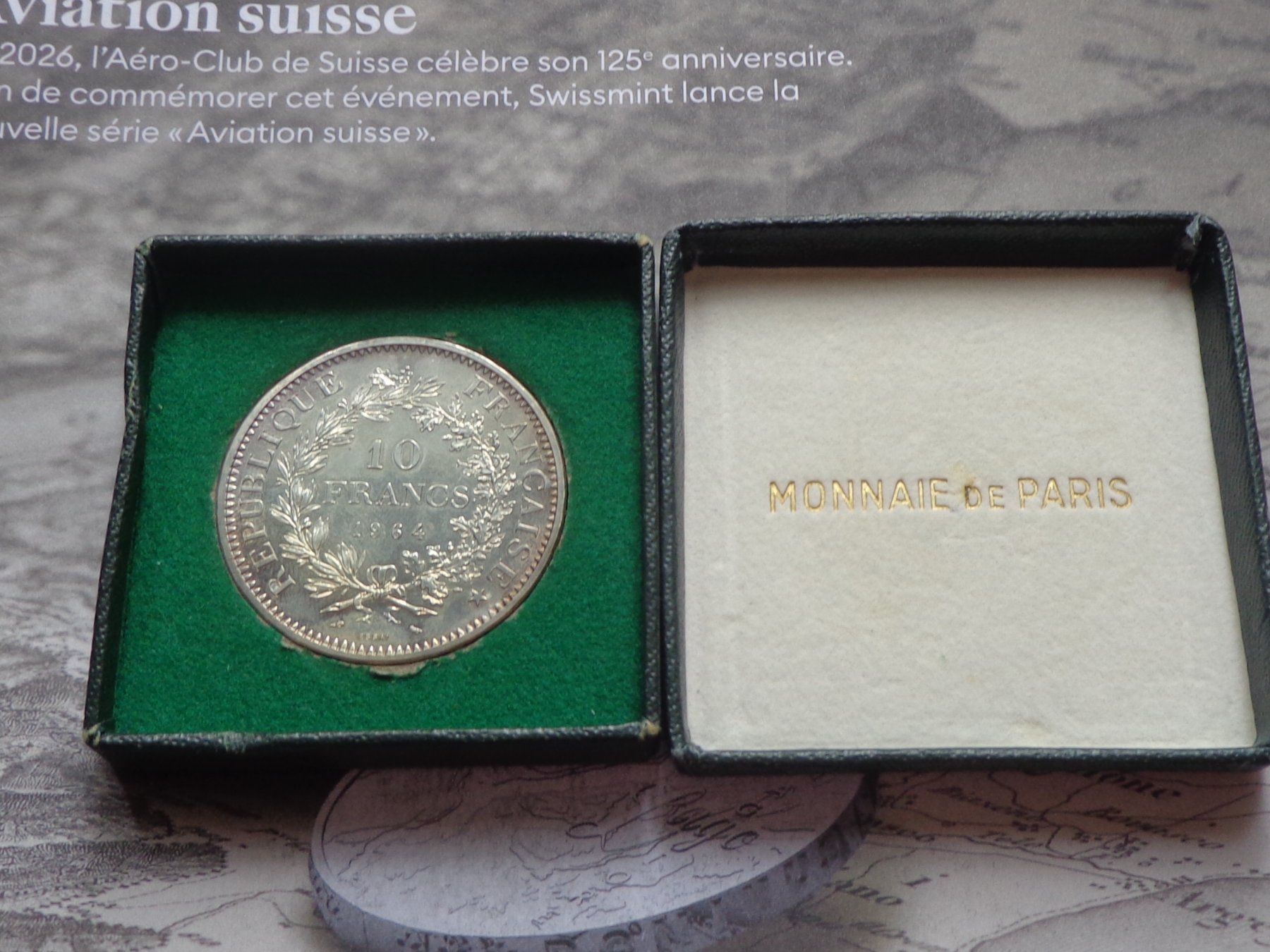 Alle Münzen: ESSAI 10 Fr. 1964 "Hercule" ESSAi - Très RARE 3500 ex. – Gebraucht aus Pully von UCA01 2