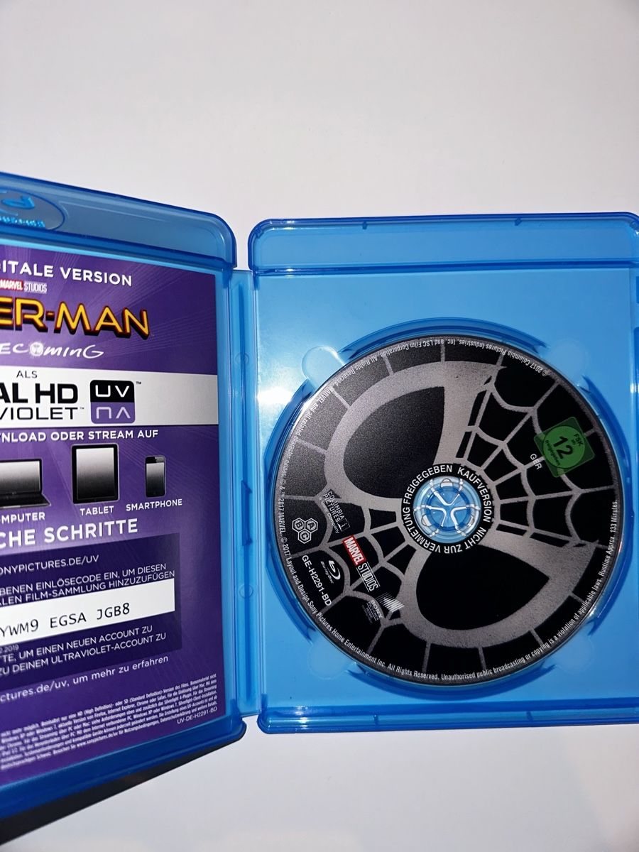 Alle DVDs: Spiderman Home Coming Blue-Ray – Gebraucht aus Bern von XXM38 1