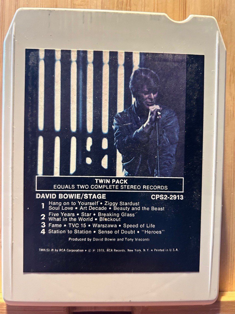 Musicassette: DAVID BOWIE "STAGE" 1979 8 TRACK TAPE – Usato da Lugaggia venduto da Matt1964