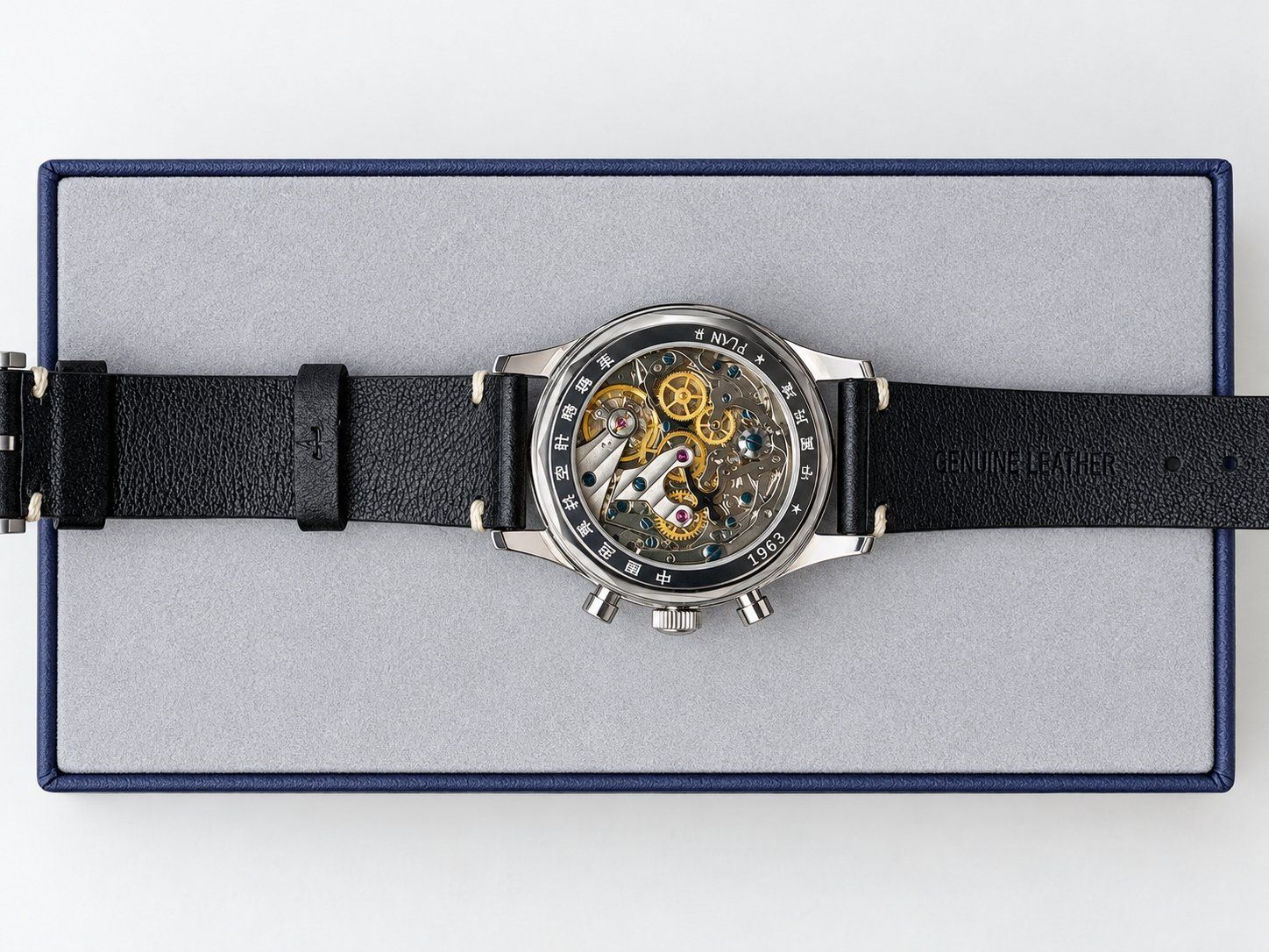 Orologi: Seagull 1963 Chronograph 40mm Saphir Full Set – Usato da Widnau venduto da Willy997 2