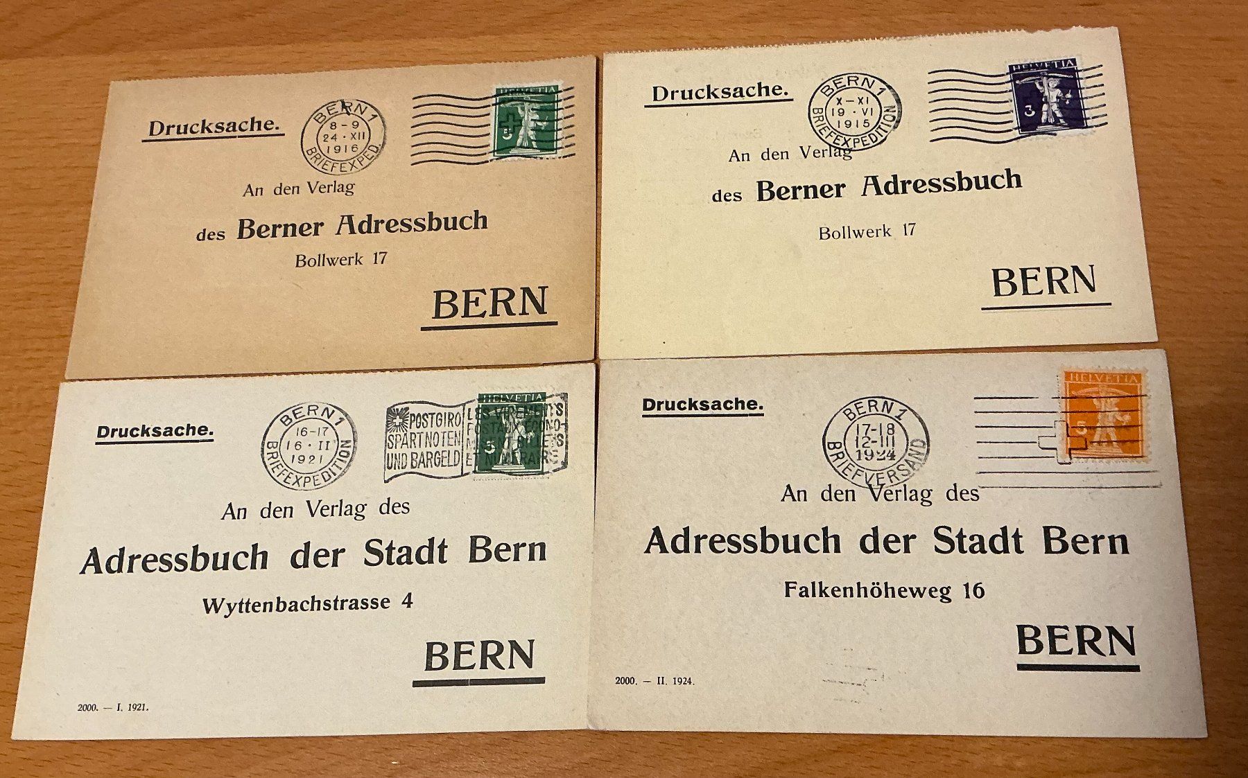 Alle Briefmarken: 4 Postkarten – Neu (gemäss Beschreibung) aus Koblenz von Markenhimmel