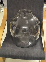 Große bauchige Glasvase
