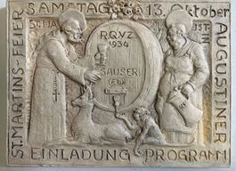 Original Bild aus Gips, Franz Wanger, Zurich 1934