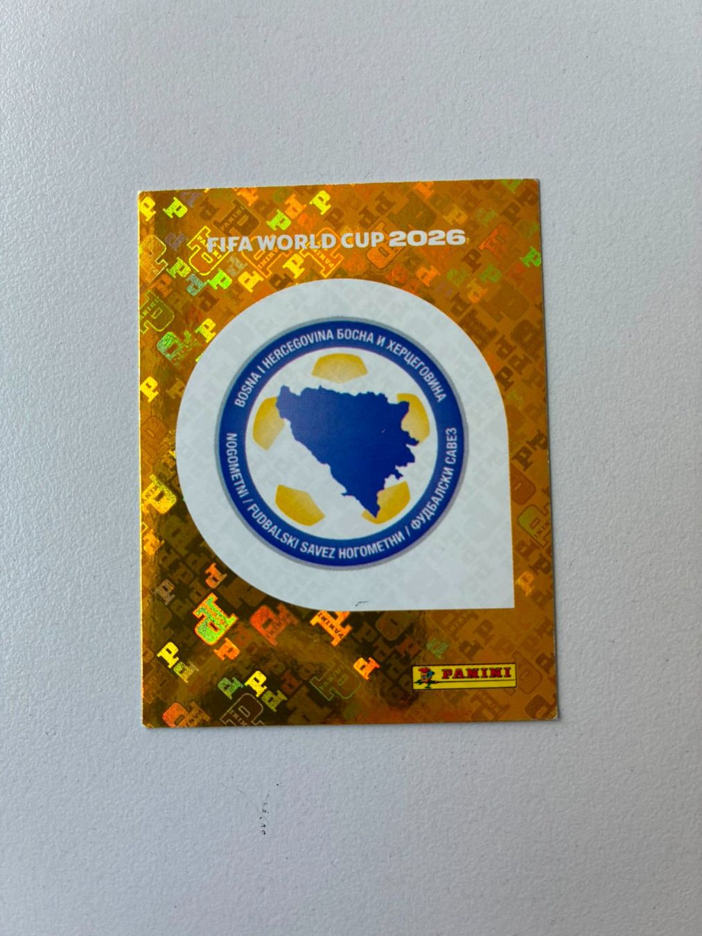Panini Sammelbilder & Trading cards: Carte panini 2026 - BIH 1 – Neu (gemäss Beschreibung) aus La Neuveville von Ibo2300