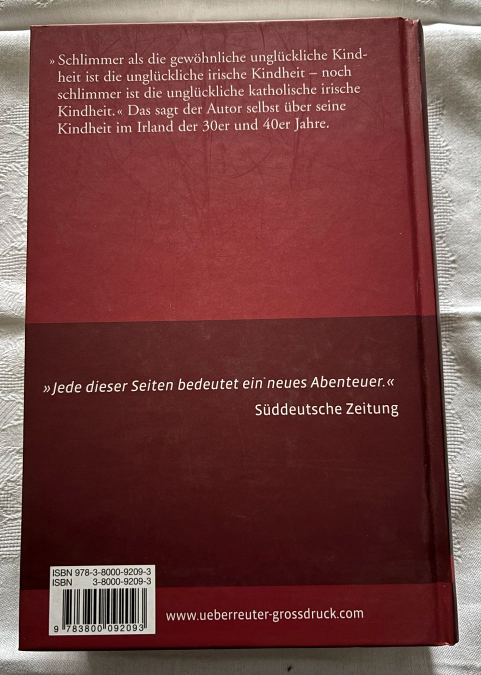 Libri: Die Asche meiner Mutter - Frank Mc Court – Usato da Interlaken venduto da Poeschtli 1