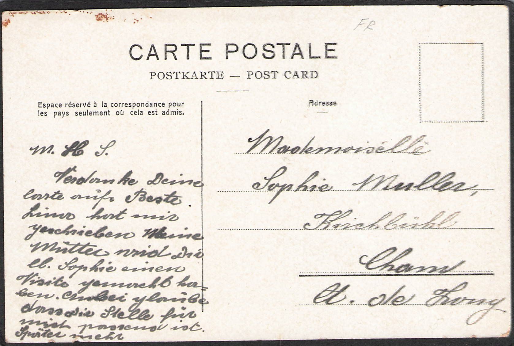 Cartoline postali: - Bulle et le Moleson – Usato da Reichenburg venduto da Pipo-67 1