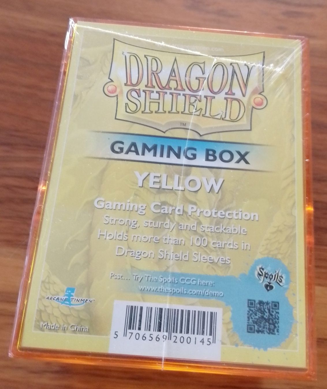 Magic The Gathering Sammelbilder & Trading cards: Magic the Gathering Kartenbox Dragon Shield gelb 8x10x7cm – Neu und originalverpackt aus Wohlen AG von salamanderspielwaren