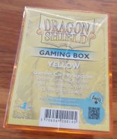 Magic the Gathering Kartenbox Dragon Shield gelb 8x10x7cm