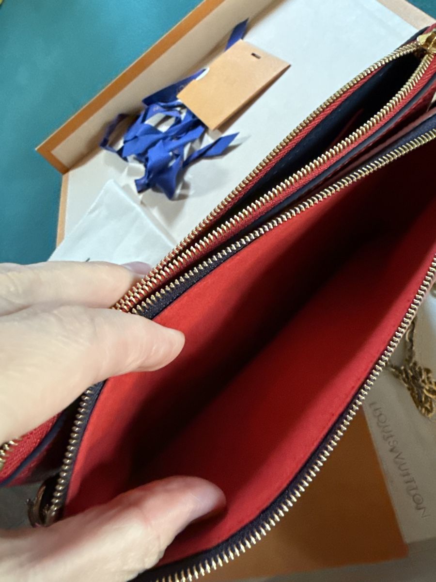 Louis Vuitton Borse da donna: Louis Vuitton double Zip Pochette , neu – Nuovo e nell'imballaggio originale da Pieterlen venduto da Ksenia3003 4