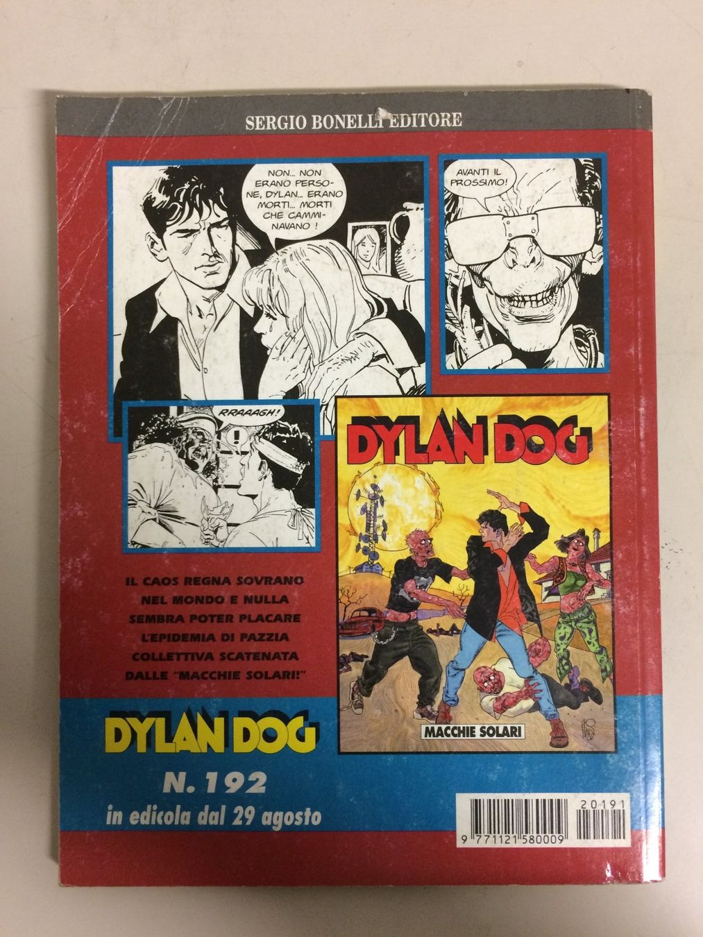 BD: DYLAN DOG # 191 SCIARADA Sergio Bonelli‪ 2002‪ – D'occasion à Vezia par Aquarius_Age 1