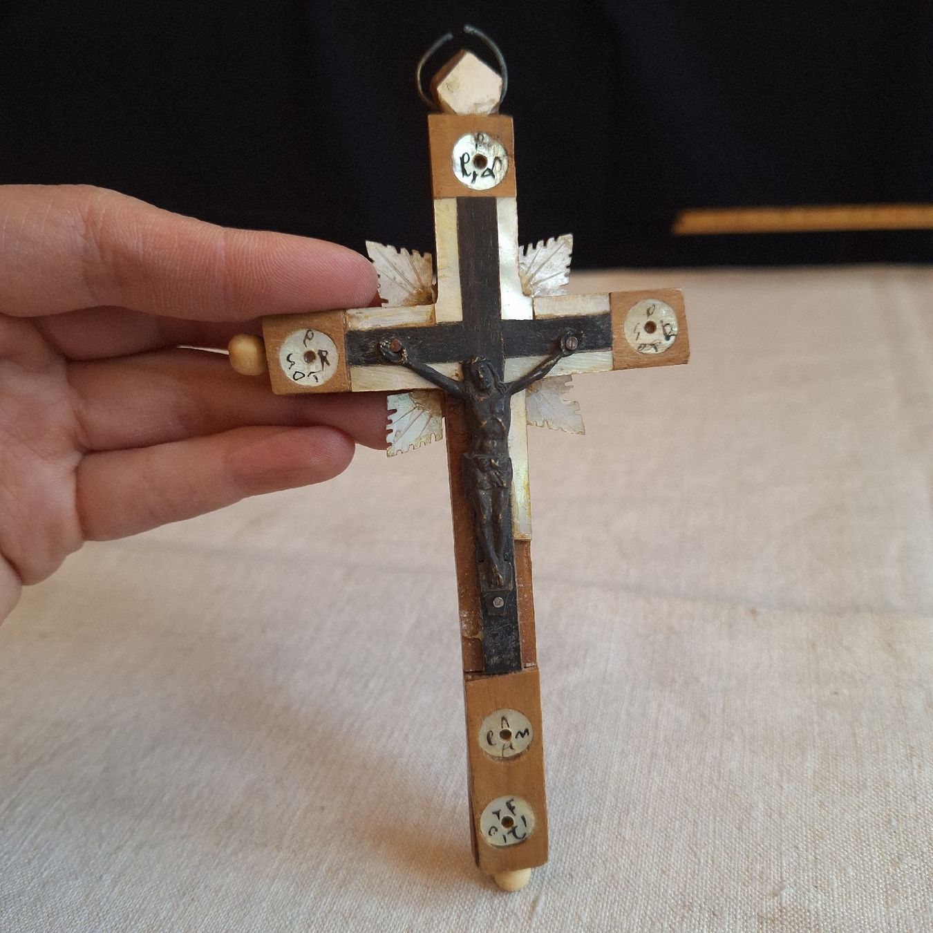 Statuette: Versand möglich! Jerusalem Kruzifix,  Devotionalie – Usato da Winterthur venduto da Goldpipau 3