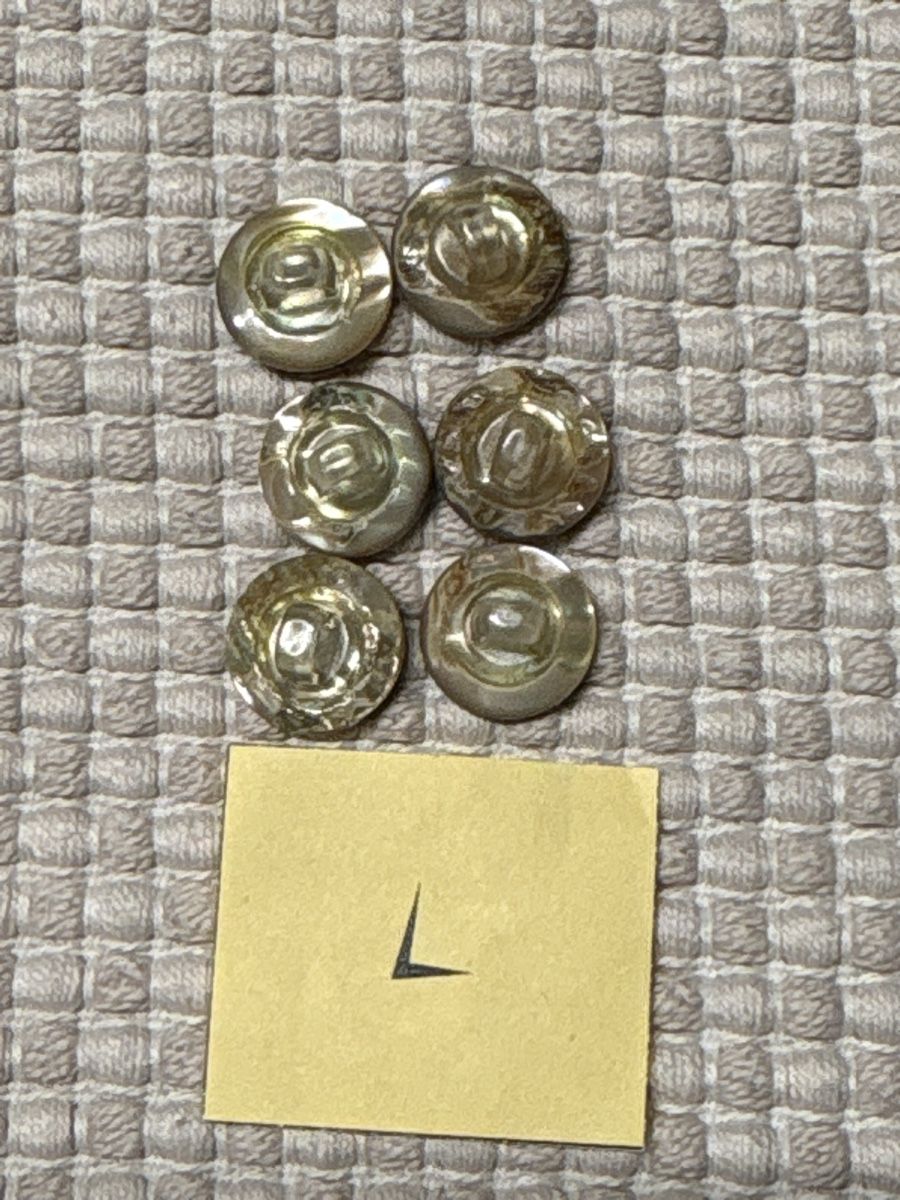 Bottoni: 6 Perlmutt Knöpfe mit Strass / 11 mm – Nuovo (secondo la descrizione) da Rümlang venduto da BoutiqueMonique16 1
