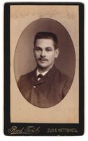 Fotografie Rud. Trüb, Zug, Portrait jun