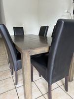 Esstisch aus Massivholz mit 6 Stühle– Schnäppchen!