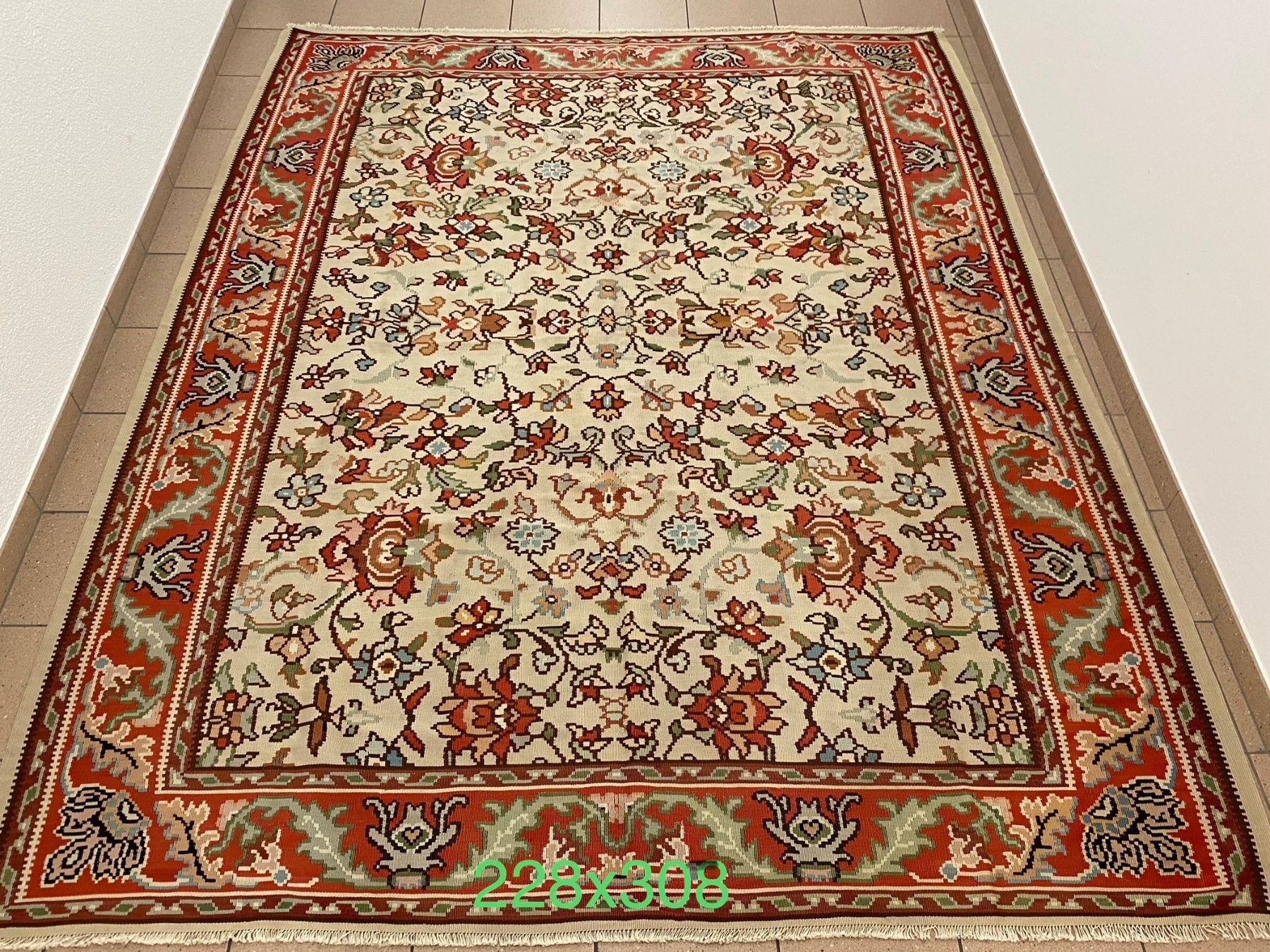 Kelim Tappeti: Perserteppich Kelim 228x308.cm – Usato da Büron venduto da Filadefia-888