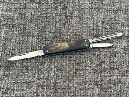 Kleines altes Sackmesser Robert Klaas Horngriff TOP RAR