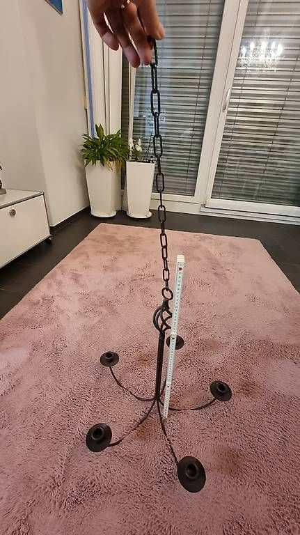 Lampadari & plafoniere: Kronleuchter mit Kerzen, Lampe, Metall massiv – Usato da Neuenkirch venduto da tip_wp7s 1