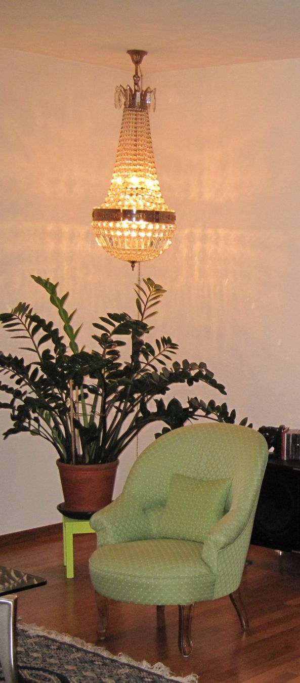 Lampadari & plafoniere: Antiker Kristall-Leuchter (ca. 90 cm) – Usato da Freienbach venduto da aktionen4u 4