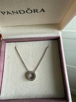 Pandora Halskette mit Anhänger "Vintage Kreis Collier", 45cm
