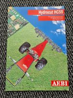 Original Prospekt Aebi Motormäher HC55 Hydrocut