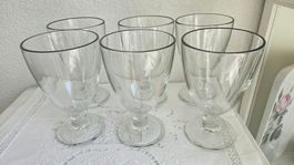 6er Set Dessertgläser, Glaceschalen Coupeschalen Leonardo