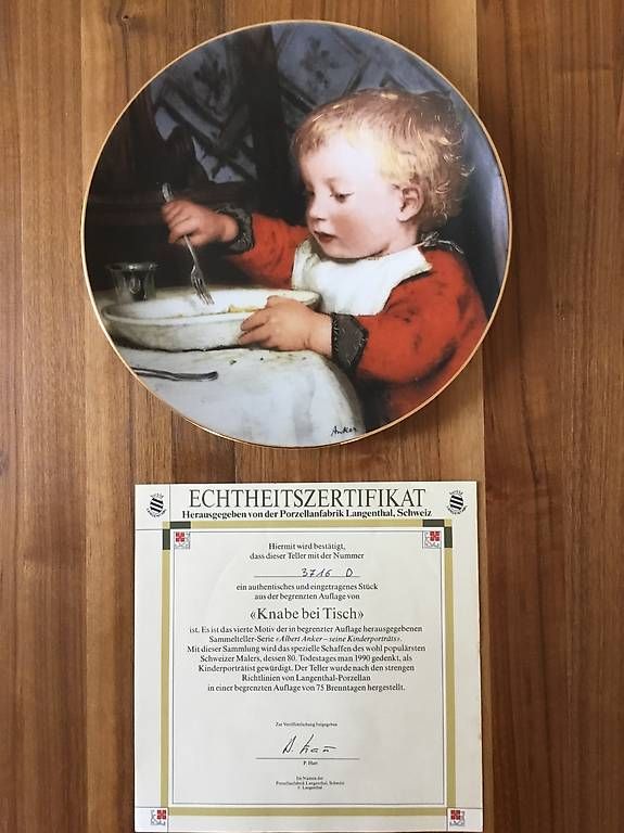 Piatti: Schöne Teller mit Bilder von Anker – Usato da Hirzel venduto da eri_x9g7 1