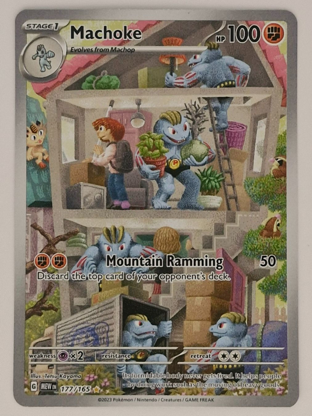Pokémon Carte collezionabili: Machoke / Maschok / 151 / MEW 177 – Nuovo (secondo la descrizione) da Arni AG venduto da PokemonCardsStore