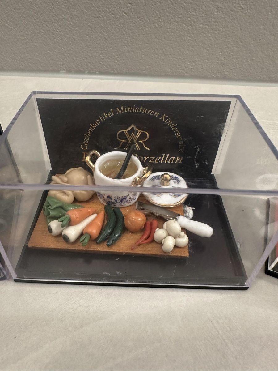 Tutte le decorazioni: Reutter Porzellan Miniaturen 3 Sets – Nuovo e nell'imballaggio originale da Nebikon venduto da Vanessa2003 1