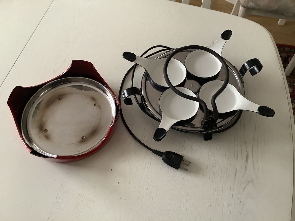Appareil à raclette Stöckli design seventies Swiss Made