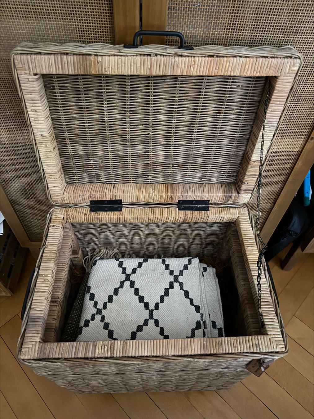 Cassapanche: Truhe Rattan von Riviera Maison – Usato da Rheinfelden venduto da Daniela_76 1