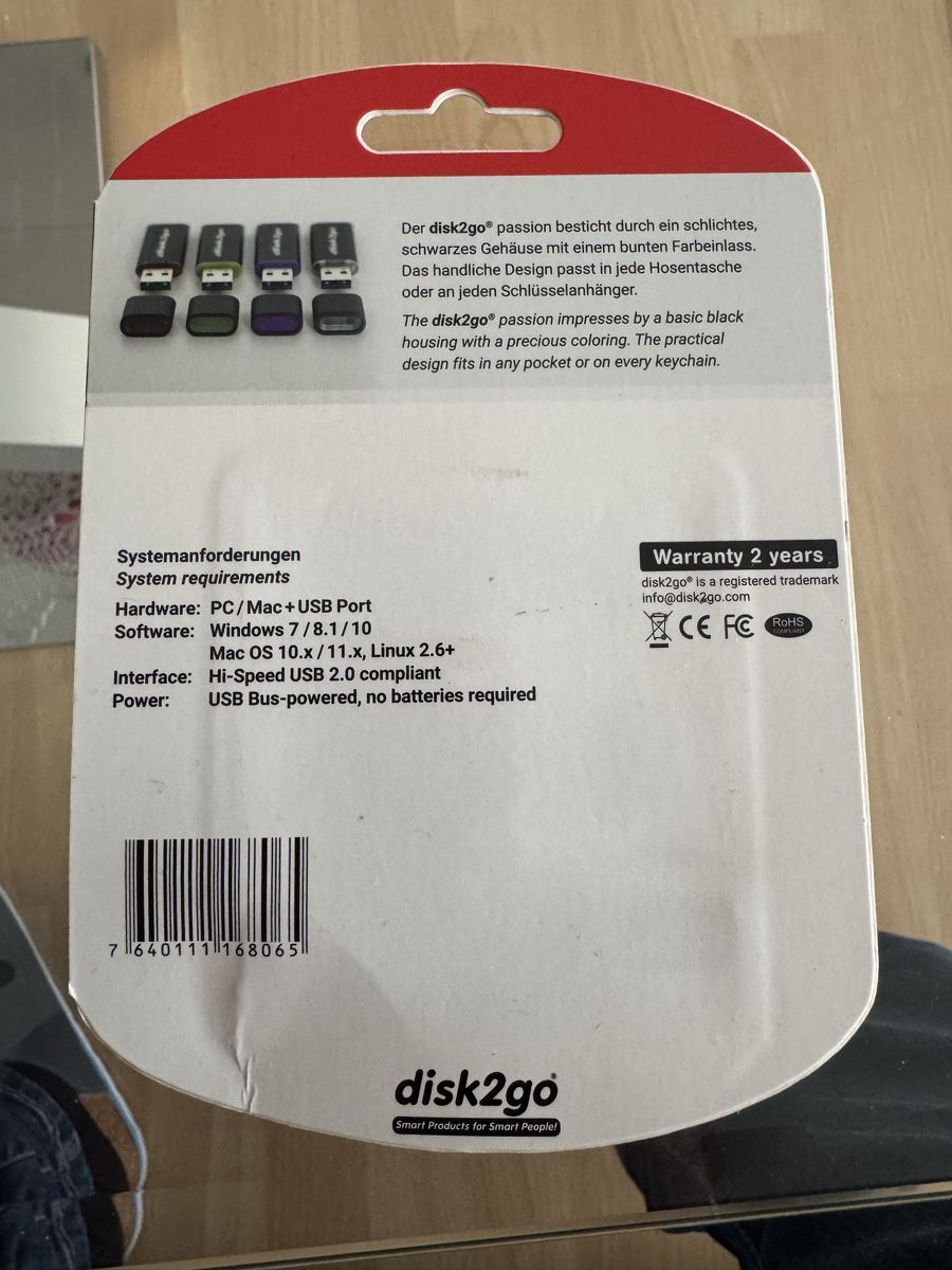 Chiavette USB: Set 3x 32gb Disk2go – Nuovo e nell'imballaggio originale da Uznach venduto da enrico06 1