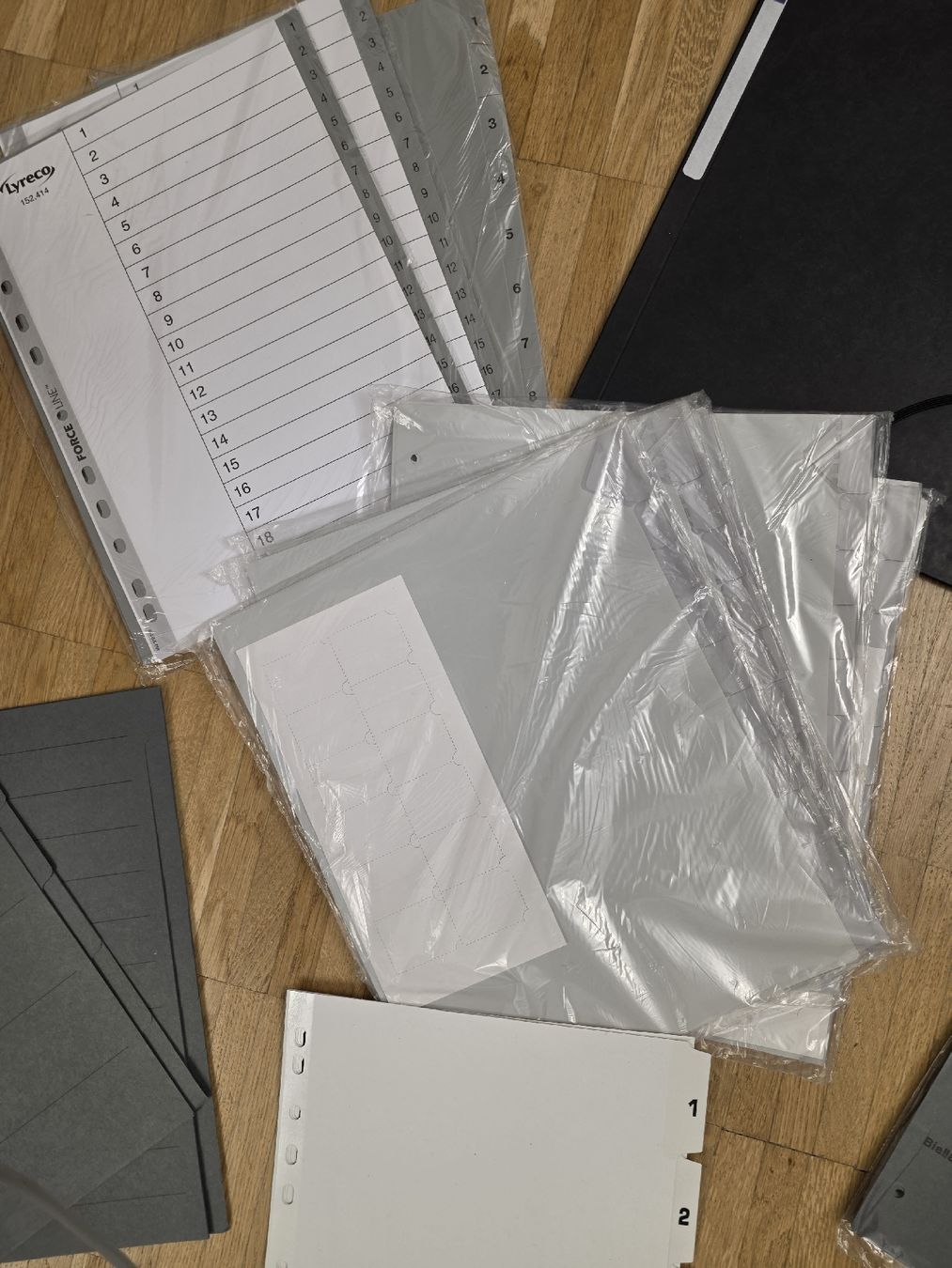Raccoglitori: Register, Mappen, Ordnerregister, Sammelmappen – Nuovo (secondo la descrizione) da Zürich venduto da zweistein03 3