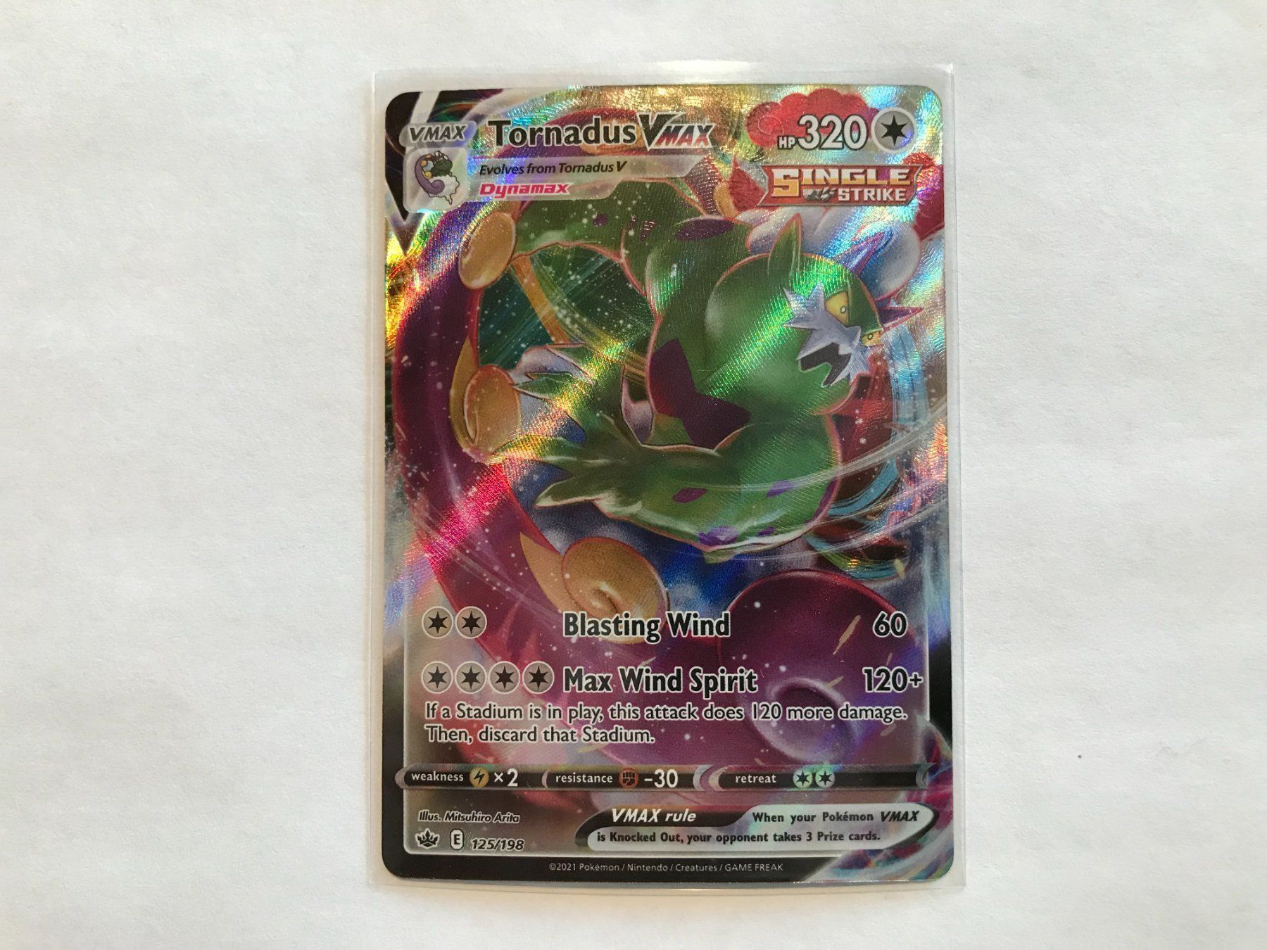 Pokémon Carte collezionabili: Tornadus Vmax – Nuovo (secondo la descrizione) da Hagendorn venduto da Pokecollectorch