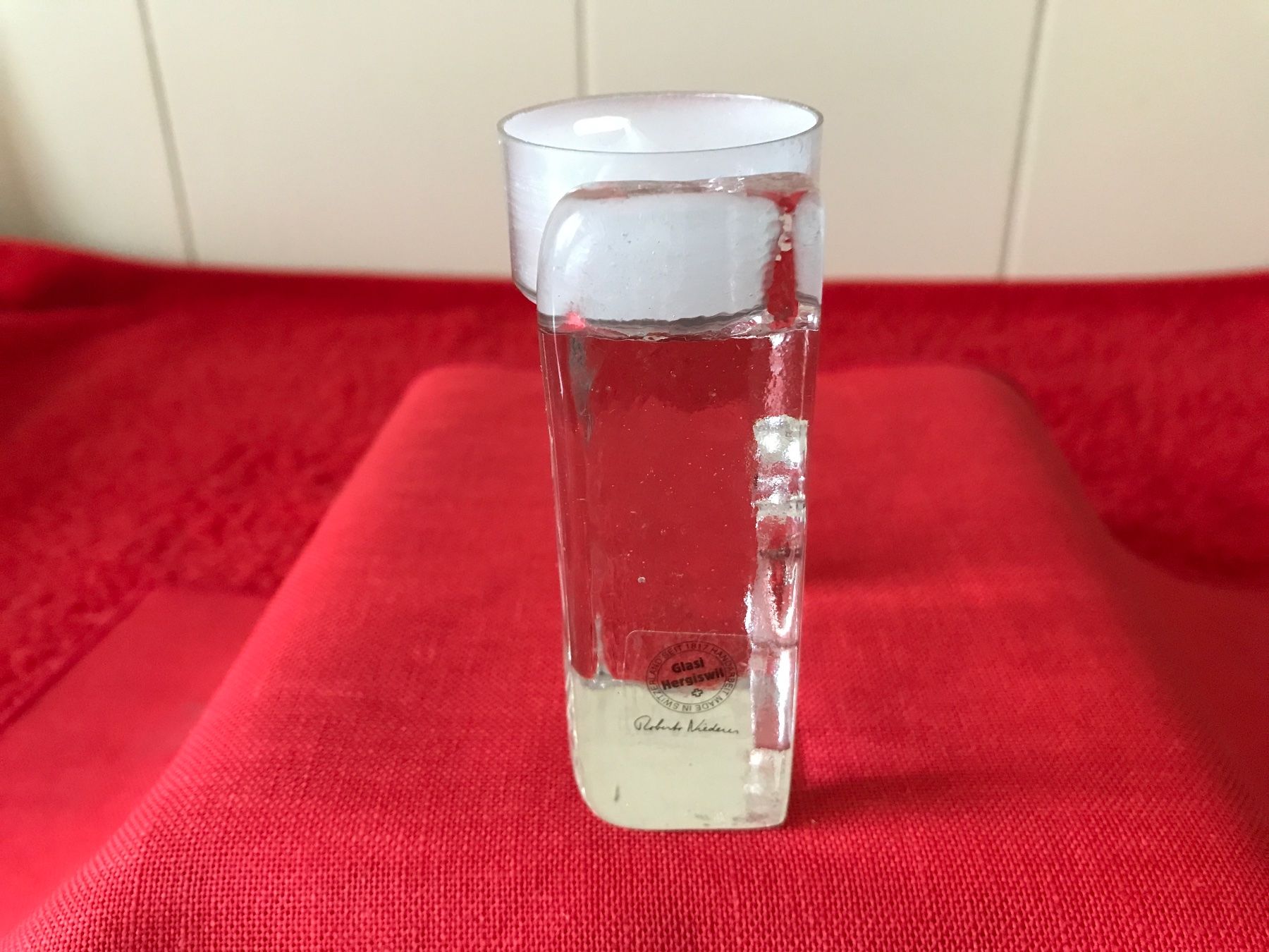 Glasi Hergiswil Portacandele: Glasi Hergiswil Kerzenhalter – Usato da Birmensdorf ZH venduto da Hilhan 1