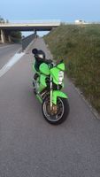 Motorrad Kawasaki ER6N grün 25kw Drosslung