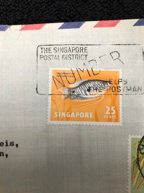 Tous les timbres: Briefmarken (Singapur) – D'occasion à Herisau par ErWi9100 1