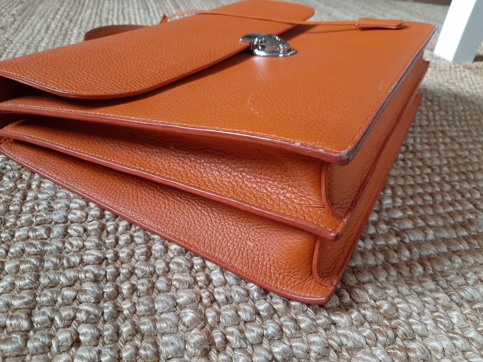 Valigie & Borse: Melette orange 100%cuir – Usato da Lausanne venduto da Cognitia 2